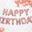 balon foliowy happy birthday rozowe zloto partydeco 14 ltr