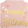 balon foliowy happy birthday rozowy matowy godan 18 str