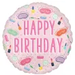 balon foliowy happy birthday spa party amscan 18 rnd
