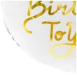 balon foliowy happy birthday to you bialy partydeco 14 rnd