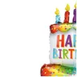balon foliowy happy birthday tort xxl amscan 50 shp