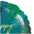 balon foliowy happy birthday tropikalny amscan 18 rnd