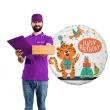 balon foliowy happy birthday tygrysek godan 18 rnd