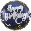 balon foliowy happy birthday urodziny granatowy folat 18 rnd