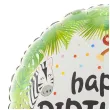 balon foliowy happy birthday zwierzatka safari partypal 18 rnd