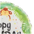 balon foliowy happy birthday zwierzatka safari partypal 18 rnd