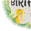 balon foliowy happy birthday zwierzatka safari partypal 18 rnd