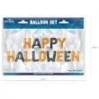 balon foliowy happy halloween czarno pomaranczowy partypal 16 ltr