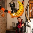 balon foliowy happy halloween kot na ksiezycu partypal 36 shp