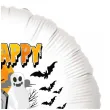 balon foliowy happy halloween noc z duchami bialy 18 rnd