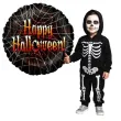 balon foliowy happy halloween w pajeczynie betallic 18 rnd