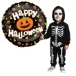 balon foliowy happy halloween z dynia betallic 18 rnd