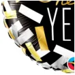 balon foliowy happy new year konfetti qualatex 18 rnd