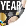 balon foliowy happy new year sylwester qualatex 18 rnd