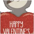 balon foliowy happy valentines day leniwiec grabo 35 shp