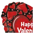 balon foliowy happy valentines day serce i serduszka czerwony betallic 18 hrt