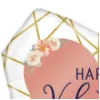 balon foliowy happy valentines day serce rozowe zloto grabo 29 hrt