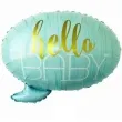 balon foliowy hello baby mietowy jix 24 shp