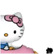 balon foliowy hello kitty w samolocie rozowy flexmetal 24 shp