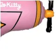 balon foliowy hello kitty w samolocie rozowy flexmetal 24 shp