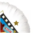 balon foliowy hollywood party kino bialy 18 rnd
