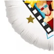 balon foliowy hollywood party kino bialy 18 rnd