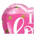 balon foliowy i love you w kropki qualatex 18 hrt