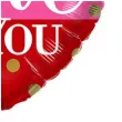 balon foliowy i love you w kropki qualatex 18 hrt