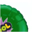 balon foliowy imprezkaaa loool zielony 18 rnd