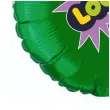 balon foliowy imprezkaaa loool zielony 18 rnd