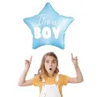 balon foliowy its a boy gwiazdka blekitny partydeco 19 str