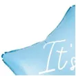 balon foliowy its a boy gwiazdka blekitny partydeco 19 str