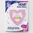 balon foliowy its a girl betallic 18 hrt
