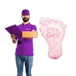 balon foliowy its a girl stopka rozowy amscan 32 shp