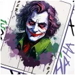 balon foliowy joker karta bialy 18 rnd