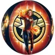 balon foliowy kapitan marvel amscan 16 orb