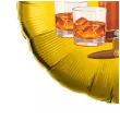 balon foliowy karafka whisky zloty 18 rnd