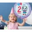 balon foliowy kicia kocia cyfra 2 dekoracja na 2 urodziny 18 rnd