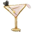 balon foliowy kieliszek martini partydeco 50 shp
