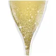 balon foliowy kieliszek szampana zloty qualatex 39 shp