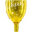 balon foliowy kieliszek zloty partydeco 32 shp