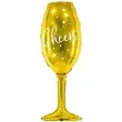 balon foliowy kieliszek zloty partydeco 32 shp