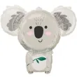 balon foliowy koala z lisciem amscan 28 shp