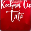 balon foliowy kocham cie tato czerwony 18 hrt