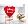balon foliowy kochanej mamie czerwony 18 hrt