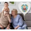 balon foliowy kochanemu dziadkowi odznaka bialy 18 hrt