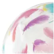 balon foliowy kolorowe piorka transparentny godan 20 orb