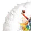 balon foliowy koszykowka layup bialy 18 rnd