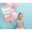 balon foliowy kotek w koronie bialy godan 19 shp