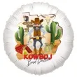balon foliowy kowbojskie party bad dalton bialy 18 rnd